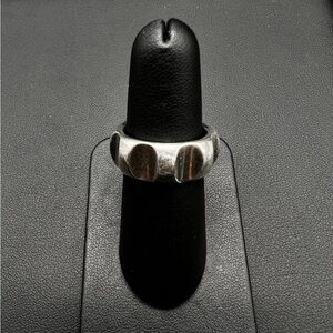 Vintage Tiffany & Co. Sterling Silver Paloma's Groove Ring 7.75-size
